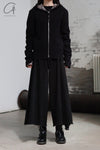 M.A+ front button drooping wide leg pants PW481 CWP1